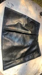 Rok leer in de maat XL, Zwart, Maat 42/44 (L), Nieuw, Ophalen of Verzenden