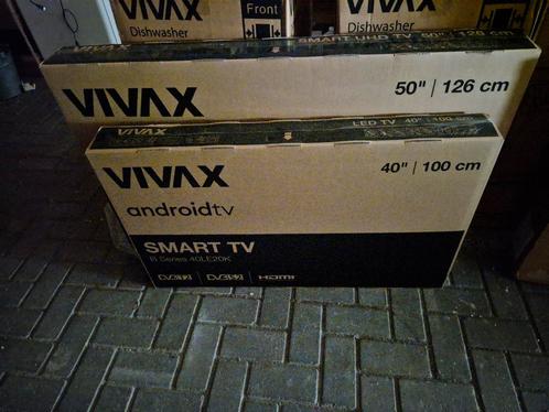 Nieuwe vivax 40 inch led smart tv's chromekast 2jr garantie, Audio, Tv en Foto, Televisies, Nieuw, LED, 100 cm of meer, 4k (UHD)