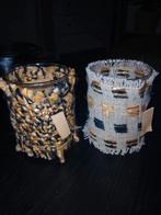 2x Pomax, mooie windlichten,  waxine, kaars, Ophalen of Verzenden, Nieuw, Overige materialen, Minder dan 25 cm