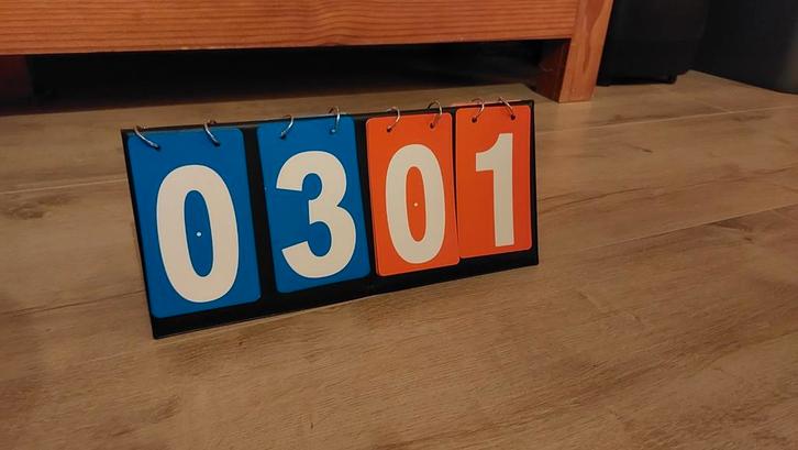 Inklapbaar Scorebord - bord Accessoire, Sport en Fitness, Darts, Gebruikt, Overige typen, Ophalen of Verzenden