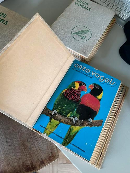 Ringband met maandblad onze vogels 1970 tm 1973, Boeken, Tijdschriften en Kranten, Gelezen, Wetenschap en Natuur, Ophalen of Verzenden