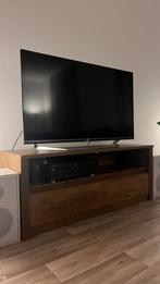 TV Rack / Tv-Meubel, Ophalen, 100 tot 150 cm, Eikenhout, Zo goed als nieuw