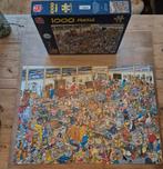 Jvh puzzel. 1000 stukjes. De vlooienmarkt., Ophalen, 500 t/m 1500 stukjes, Zo goed als nieuw