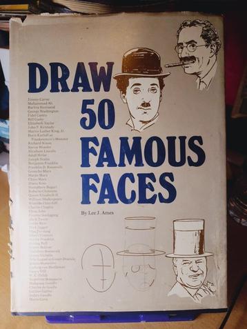 DRAW 50 FAMOUS FACES By Lee J. Ames beschikbaar voor biedingen