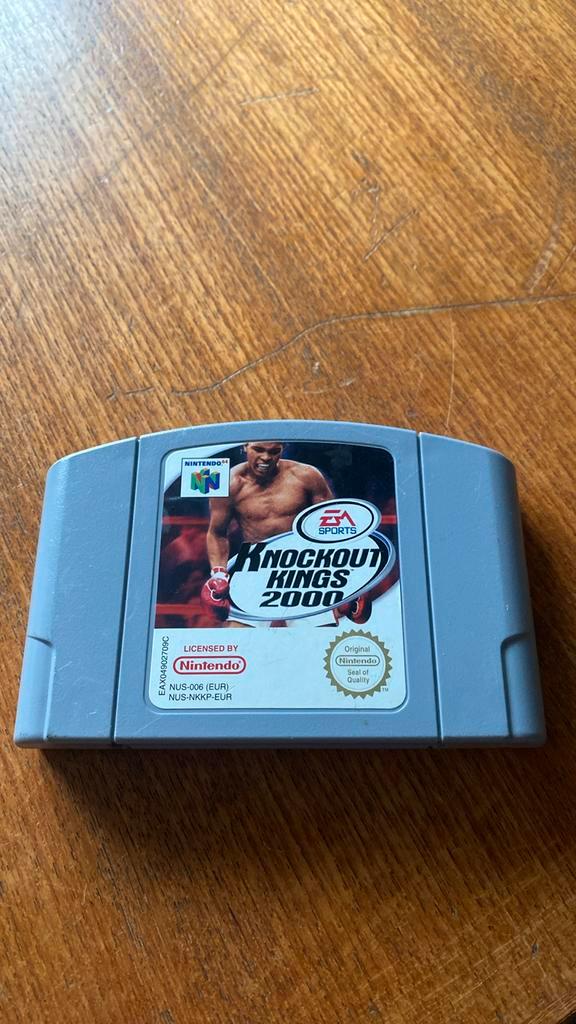 Nintendo 64 spel: Knockout Kings, Spelcomputers en Games, Games | Nintendo 64, Zo goed als nieuw, 1 speler, Vanaf 3 jaar, Ophalen of Verzenden