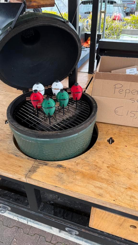BBQ peper en zout setje, Tuin en Terras, Barbecue-accessoires, Zo goed als nieuw, Ophalen of Verzenden