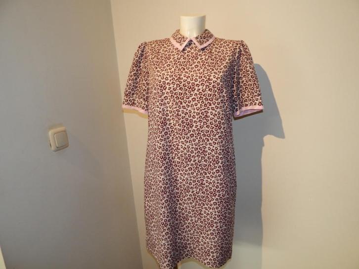 Essentiel Antwerp schattige jurk printje kraagje kleur M, Kleding | Dames, Jurken, Zo goed als nieuw, Maat 38/40 (M), Rood, Knielengte