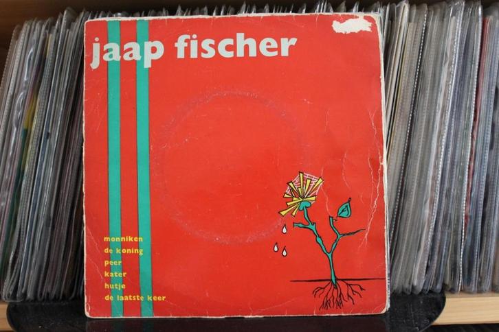 7" Single Jaap Fischer - Monniken / De Koning / Peer / Kater, Cd's en Dvd's, Vinyl Singles, Gebruikt, Single, Pop, 7 inch, Ophalen of Verzenden