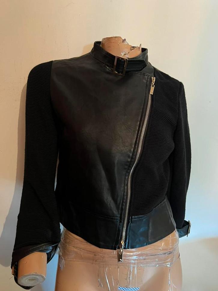 RELISH jas skai leer maat s  origineel ZGAN, Kleding | Dames, Jasjes, Kostuums en Pakken, Zo goed als nieuw, Jasje, Maat 36 (S)
