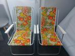 Stoelen Caravan Camping Boot Retro/Vintage 2 stuks, Caravans en Kamperen, Kampeermeubelen, Ophalen, Zo goed als nieuw, Campingstoel