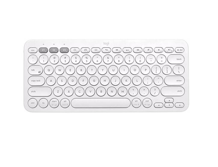 Logitech K380 - Draadloos Toetsenbord - Wit, Computers en Software, Toetsenborden, Nieuw, Qwerty, Draadloos, Ergonomisch, Multimediatoetsen