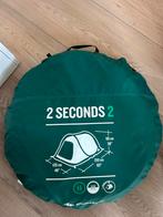 Quechua pop up tent 2 personen groen, Caravans en Kamperen, Tenten, Ophalen, Gebruikt, Tot en met 2