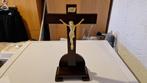 oud houten staand kruisbeeld, Antiek en Kunst, Ophalen of Verzenden