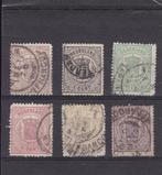 41. 1869-1871 Wapenzegels, nvph nrs. 13 - 18, gebr., Verzenden, T/m 1940, Gestempeld