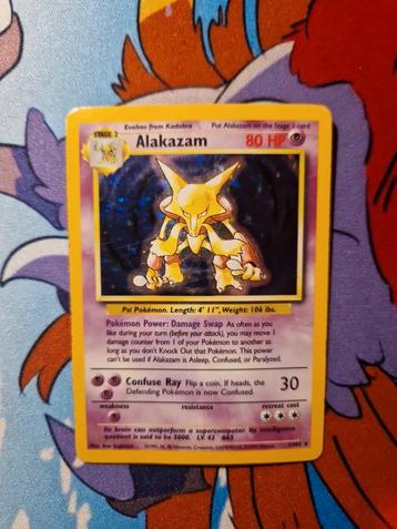 Alakazam 1/102 Holo Base Set Played 1999 Wotc beschikbaar voor biedingen
