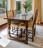 Klassieke eettafel met 6 stoelen, Ophalen, Gebruikt, Klassiek, 4 tot 6 stoelen