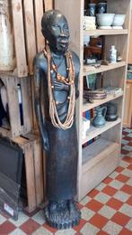 Groot houten Afrikaans beeld, hoogte 125 cm, Ophalen