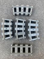 Lego city trein rails 16 bochten 4 rechte en perron nieuw, Nieuw, Complete set, Ophalen of Verzenden, Lego