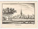 H--321 Originele Gravure  van Rijnsburg, Verzamelen, Ansichtkaarten | Nederland, Verzenden, Voor 1920, Zuid-Holland