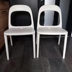 IKEA Urban 2 kunststof stoelen wit, Ophalen, Wit, Kunststof