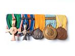 Spang medaille set Korea oorlog Guinea veteraan ZIE INFO, Ophalen of Verzenden, Landmacht, Nederland, Lintje, Medaille of Wings