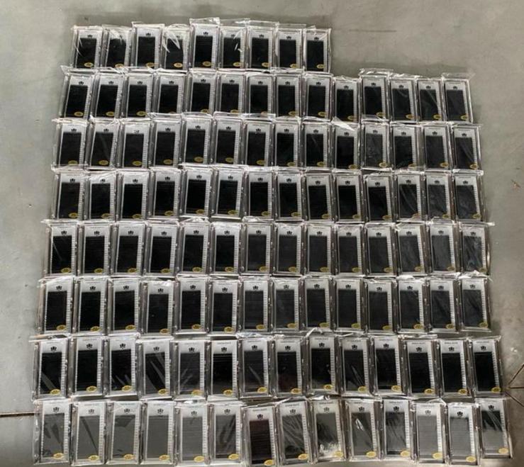 Partij nieuwe wimperextensions 107x lashes eyelashes wimpers, Ophalen of Verzenden, Nieuw, Ogen