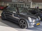 MINI Cabrio 1.6 One Airco, Stuurbekrachtiging (bj 2006), Auto's, Mini, Stof, Gebruikt, Zwart, 4 cilinders