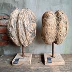 1x PTMD landelijk sober stoer houten ornament op voet Etage3, ., Nieuw, Ophalen of Verzenden, .