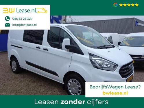 Ford Transit Custom 320 2.0 TDCI L2H1 Trend Dubbele cabine 6, Auto's, Bestelauto's, Bedrijf, Lease, Financial lease, ABS, Airconditioning
