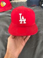 Rode LA Dodgers Pet - New Era, Kleding | Heren, Ophalen of Verzenden, Zo goed als nieuw, One size fits all, Pet