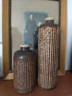 Brutalist vintage Vaasjes - Set van 2, Huis en Inrichting, Woonaccessoires | Vazen, Overige kleuren, Aardewerk of Porselein, Ophalen of Verzenden