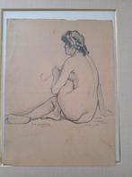 JAN SLUYTERS, 1909, TEKENING OP PAPIER,GESIGNEERD., Ophalen of Verzenden