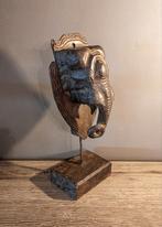 Authentieke houten Olifant, Antiek en Kunst, Kunst | Beelden en Houtsnijwerken, Ophalen of Verzenden