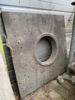 Hardsteen waterput rand antieke 57x57x12cm en 75x75x6cm., Antiek en Kunst, Ophalen