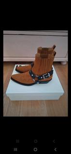 Ganni leren laarzen maat 42, Bruin, Ganni, Lage of Enkellaarzen, Ophalen of Verzenden