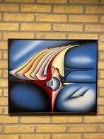 Schilderij op doek, modern abstract, Antiek en Kunst, Ophalen