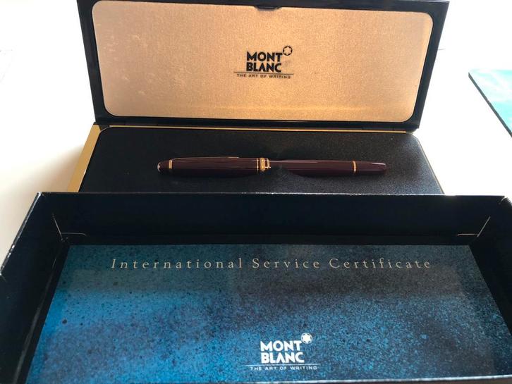 TKA ongebruikte Mont Blanc Meisterstück met serienummer, Verzamelen, Pennenverzamelingen, Nieuw, Vulpen, Mont Blanc, Met doosje
