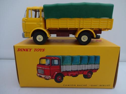 Berliet G.A.K. geel Camion Bache nr: 584 van Dinky Toys 1/50, Hobby en Vrije tijd, Modelauto's | 1:50, Nieuw, Bus of Vrachtwagen