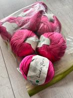 Lana Grossa Organico Linea Pura 6x roze katoen, Ophalen of Verzenden, Zo goed als nieuw, Breien of Haken, Wol of Garen
