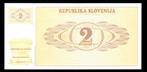 Bankbiljet - Slovenië 2 Tolar 1990 - UNC, Postzegels en Munten, Bankbiljetten | Europa | Niet-Eurobiljetten, Los biljet, Ophalen of Verzenden