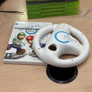 Mario Kart met origineel stuur Nintendo Wii game beschikbaar voor biedingen