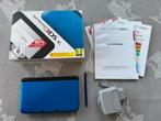 Nintendo 3DS XL Blauw - Gebruikt incl doos, stylus & lader., Spelcomputers en Games, Spelcomputers | Nintendo DS, Ophalen of Verzenden