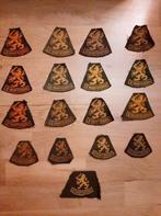 Mouw emblemen 'Je Maintiendrai ', Verzamelen, Militaria | Algemeen, Ophalen of Verzenden, Landmacht, Nederland, Embleem of Badge
