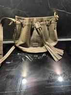 Mooie leren buidel grijs tas dr. Amsterdam.    Sint kado?, Sieraden, Tassen en Uiterlijk, Tassen | Damestassen, Ophalen of Verzenden