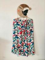 mooie viscose floral rok ruffle 🪷 s/m, Kleding | Dames, Rokken, Maat 38/40 (M), Wit, Ophalen of Verzenden, Vintage