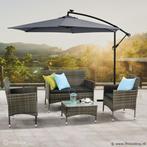 Online Veiling: Loungeset Fort Myers beige/grijs, Nieuw