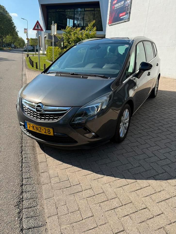 Opel Zafira 1.4 T Berlin 7P 103KW AUT  Nieuwe APK 2013 Grijs, Auto's, Opel, Bedrijf, Zafira, Benzine, A, MPV, Handgeschakeld, Origineel Nederlands