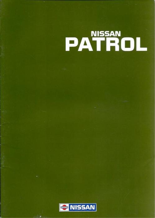 Brochure Nissan Patrol R en GR 1989, Boeken, Auto's | Folders en Tijdschriften, Gelezen, Toyota, Ophalen of Verzenden