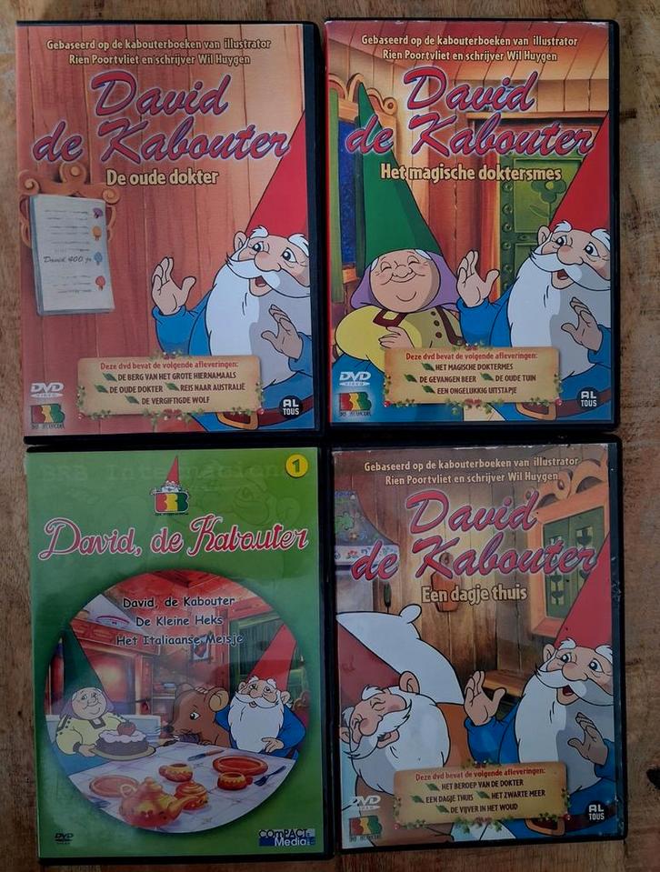 DVD  David de Kabouter  - Rien Poortvliet, Cd's en Dvd's, Dvd's | Tekenfilms en Animatie, Tekenfilm, Alle leeftijden, Ophalen of Verzenden
