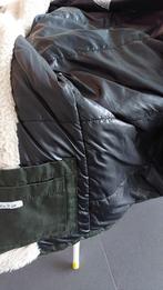 Groene damesjas met bontkraag - Maat M, Kleding | Dames, Ophalen of Verzenden, Zo goed als nieuw, Groen